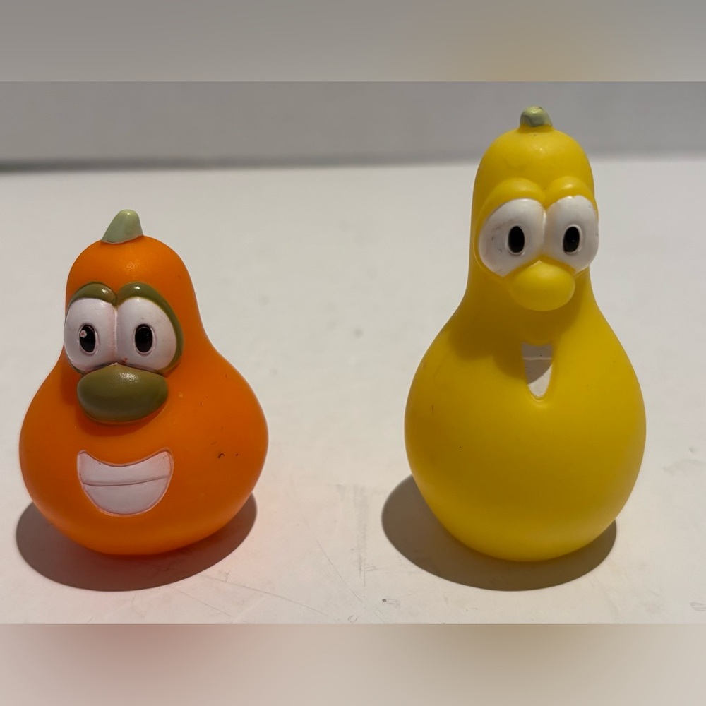 Veggie Tales Vintage figures Jimmy & Jerry Gourd - Lot of 2